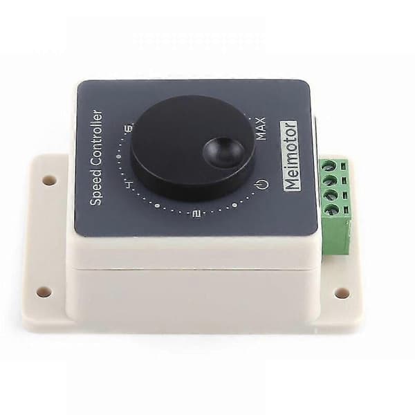 12v Motorhastighetskontroller, Pwm Motorhastighetskontroller Pulsbreddemodulator Dc10-60v 20a Vanntett Skall