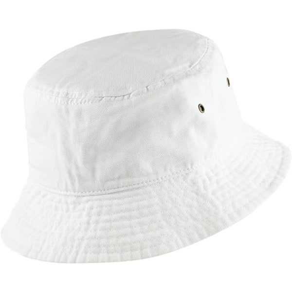 Bucket Hat - Unisex 100% Bomull og Denim UPF 50 Pakkbar Sommer Reise Strand Solhatt