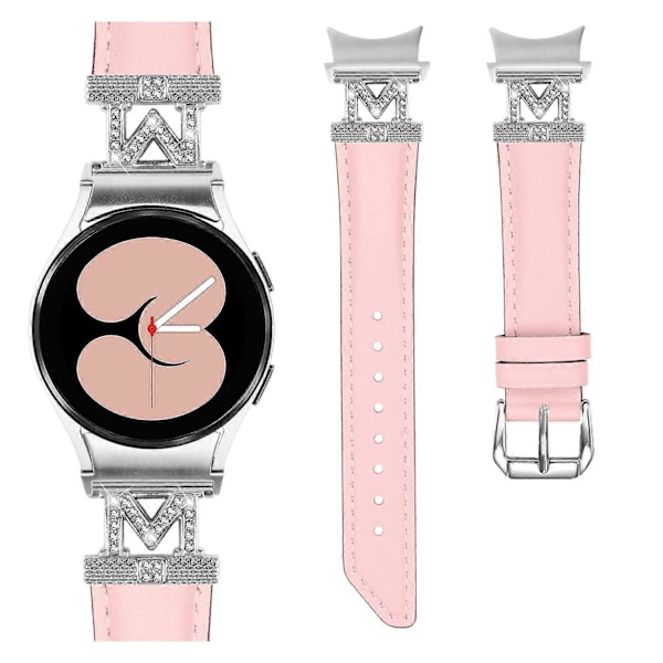 Typ F Armband för Samsung Galaxy Watch FE 40mm/Watch 5/Watch4 44mm 40mm Rhinestone M-Form Style C