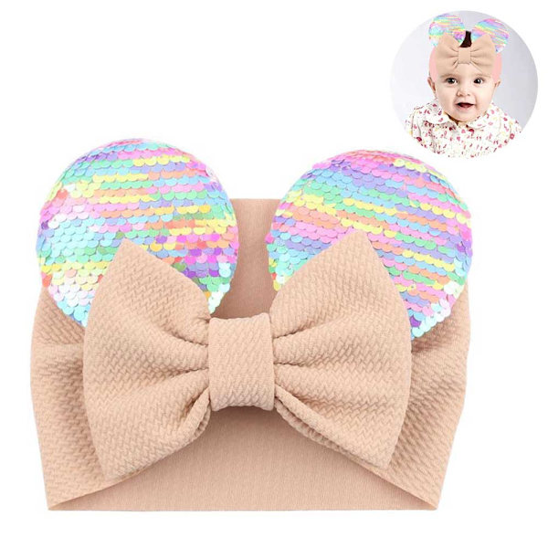 1 kpl vauvan tytön paljettihiuspanta hiuspanta glitterhiirenpanoilla vastasyntyneille lapsille taaperoille lapsille muodikkaat hiuspanta-3