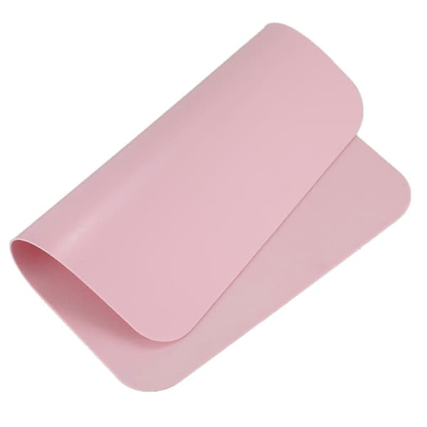 Musemåtte Computermus Silikone Gel Musemåtte Ultratynd Bærbar Computer, Pink vaaleanpunainen