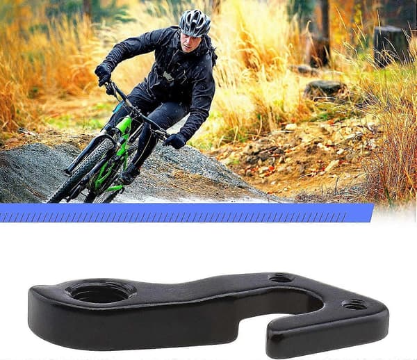 2-pak cykelbaggear, gearskifterkrog, sort aluminiums bagkrog