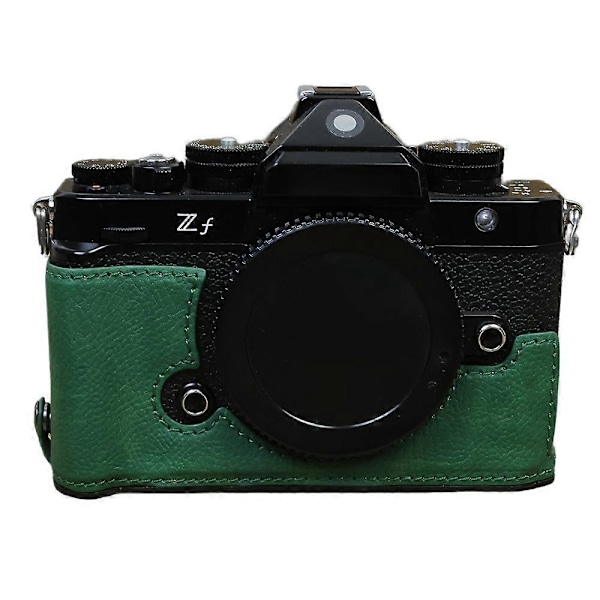 Type C PU Læder Kamerataske til Nikon ZF med Batteriåbning og Anti-drop Beskyttelsesetui Style B