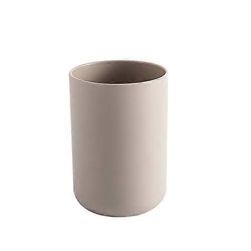 Plastmuggar 300ml Khaki Set om 2, Okrossbara Diskmaskinssäkra Badrumsmuggar