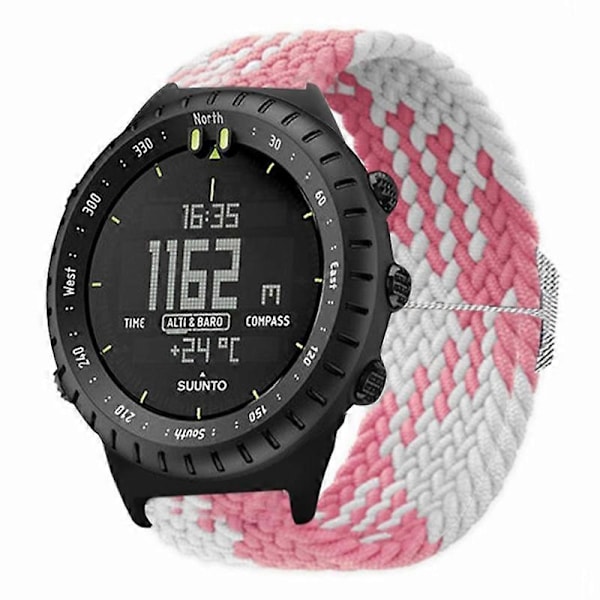 Elastiskt armband i nylon för Suunto Core-klocka, 22 mm, mjukt och flätad Style C