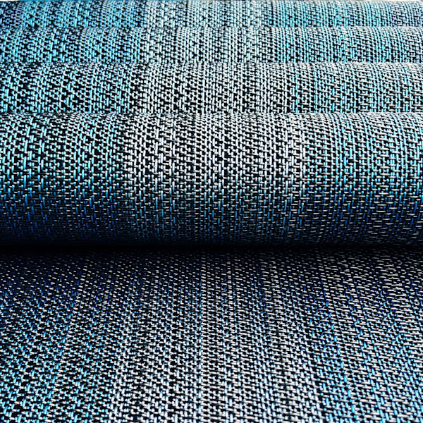 Sæt med 6 PVC-dækkeservietter Vaskbare Skridsikre Varmebestandige Nemme at rengøre og opbevare Miljøvenlige 45 x 30 cm (Sort)