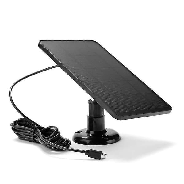 Waterproof 10W Solar Panel Charger Security Camera Solar Powered Charger With Charging Cable
