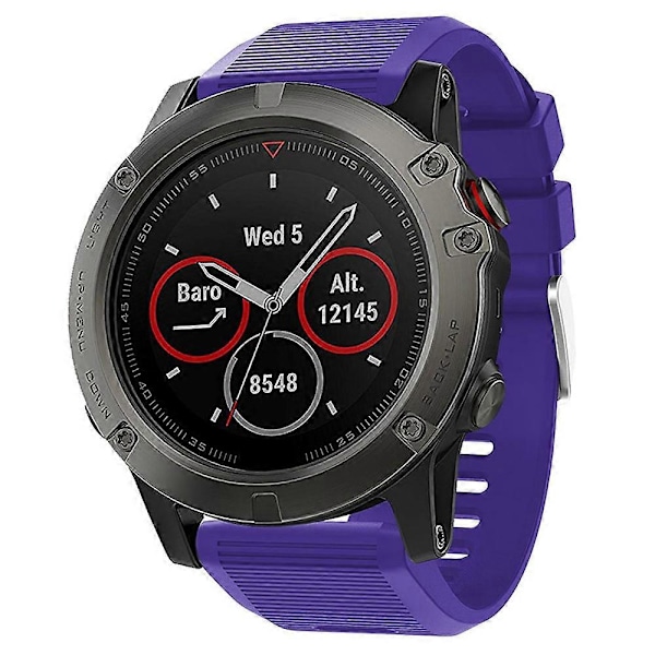 Type D KALEBO LKLB-HWGJ-001 til Garmin Fenix 6X/Fenix 7X/Instinct 2X Smart Watch Band QuickFit Style L