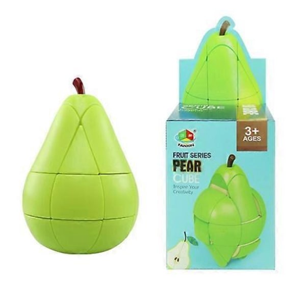 FanXin Frukt 3x3x3 Magisk Cube Pedagogisk Cube Leker for Barn Pear