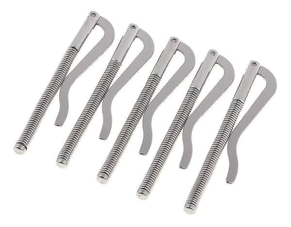 Fjederklips Penge Organizer Hardware Fjeder Pengetang Checkholder Guld Pengetang (farve: sølv) (5 stk)