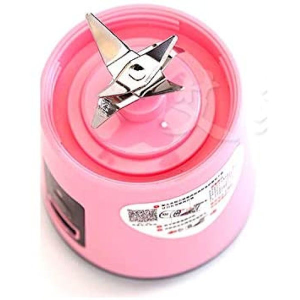 Blender Smoothie Maker, Personlig Blender med 6 Rustfrie Stålblad, Bærbar Juicer Blender med USB