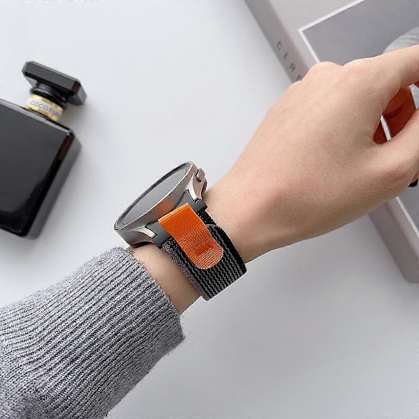 Type E KALEBOL KLB-YJNLHH-001 til Samsung Galaxy Watch FE 40mm/Watch4/Watch 5/Watch6 Nylonrem Style E