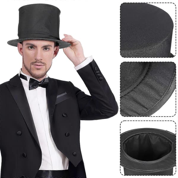 Sammenleggbar flosshatt for sceneopptredener i polyester