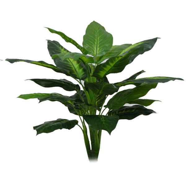 1pcs 50CM Artificial Plant 25 Leaves Lifelike Bush Potted Plants Plastic Green Tree Home Garden Office Decoration