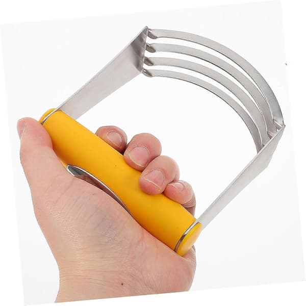 Dejskraber i rustfrit stål med ergonomisk greb til bagning og madlavning