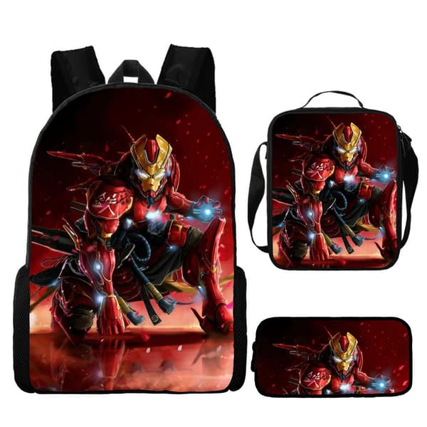 Marvel Spiderman Student Skoletaske Stor Rygsæk -1