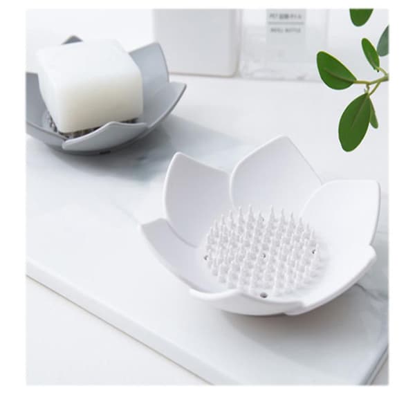 3-pack Soap Dish with Drip Silicone, Self-Draining Soap Dish for Easy Cleaning and Keeping Soap Dry SXQ