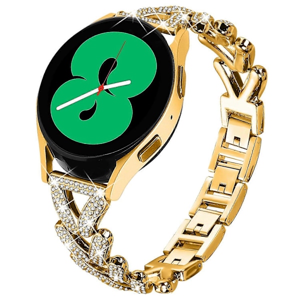 Zinklegering Snoet Urrem Rhinestone Dekoration til Garmin Approach S40/Forerunner 158 Urrem Style B