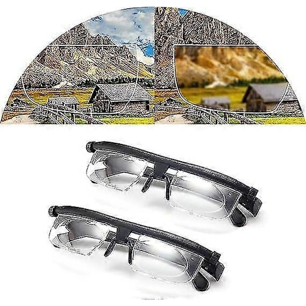 Säädettävät tarkennuslasit, ultrakevyet lukulasit, miehet, muodikkaat mukavat lukulasit, naiset/lukemisen apuväline, puolikehyslasit, lukemisen apuväline 2 pairs