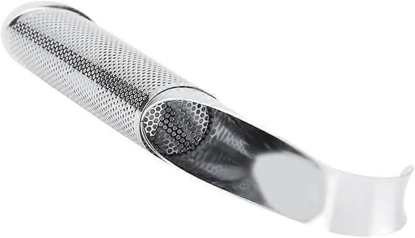 Tesil i rustfrit stål til løs te med hængende design og langt håndtag, passer til de fleste kopper