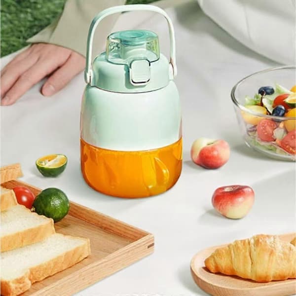 Bärbar mixer och BPA elektrisk citruspress 500 ml, USB-uppladdningsbar, stor kapacitet, resevänlig