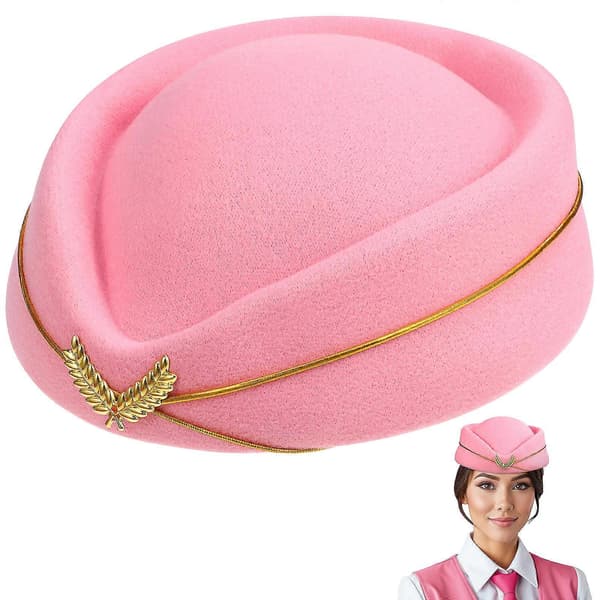 Flyvertinnehatt Flyvertinnekostyme for dekor Rosa hatt