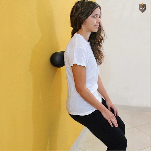 Fascia Sæt Med 3 Fascia Rulle Fascia Bold Twinball Massagebold Til Yoga