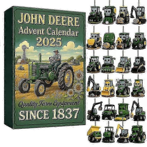 2026 24 dage *John Deere Julekalender Nedtællingskalender Boks z