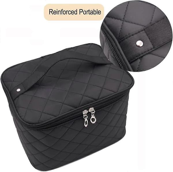 Makeuptaske (sort), makeuptaske, stor taske d style1