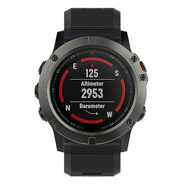 Type D KALEBO LKLB-HWGJ-001 til Garmin Fenix 6X/Fenix 7X/Instinct 2X Smart Watch Band QuickFit Style A