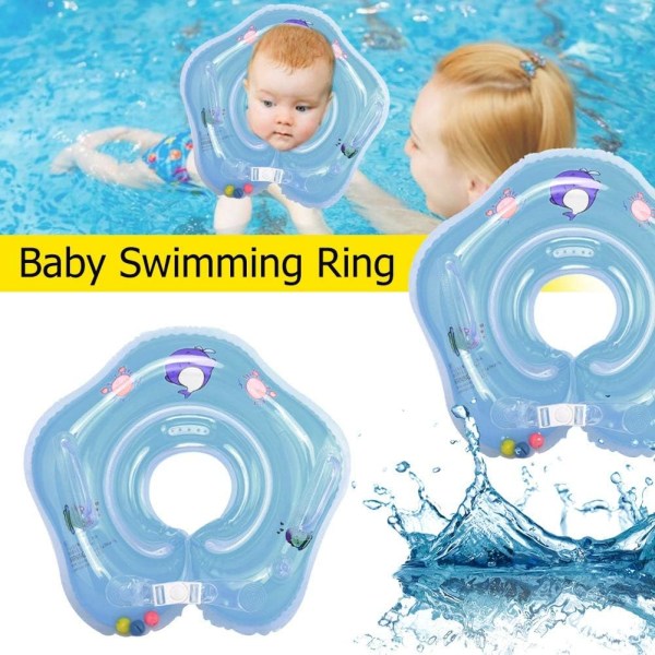 Baby Hals Ring Baby Svømming Ring-Bluechild