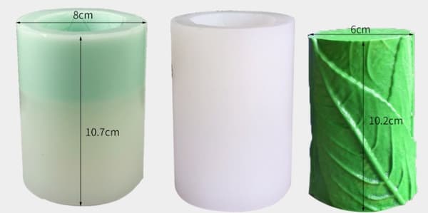 Ljusform Silikon Ljusform 3D Ljusformar Cylindrisk