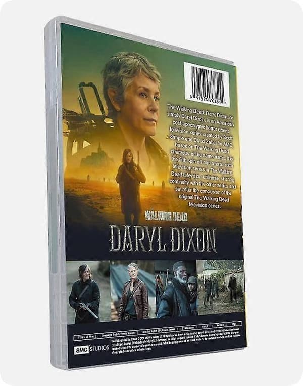 The Walking Dead: Daryl Dixon Sæson 1-2 engelsk version 4-Discs DVD Ny
