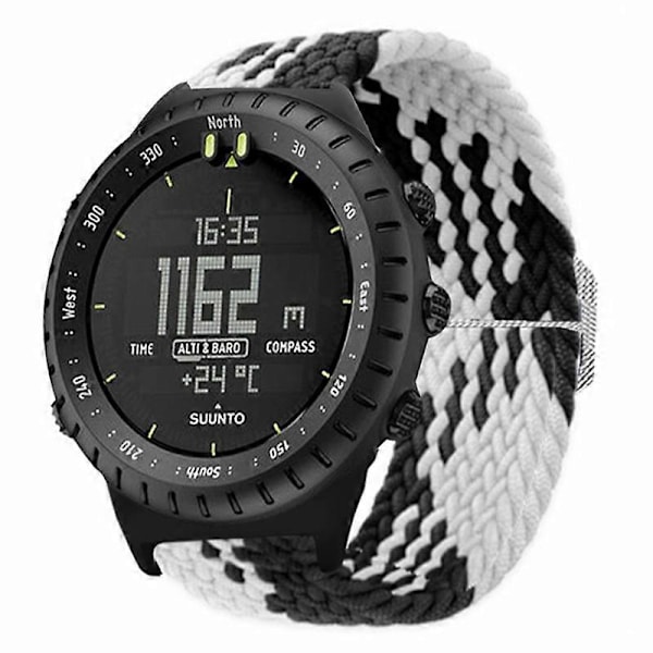 Elastiskt armband i nylon för Suunto Core-klocka, 22 mm, mjukt och flätad Style E