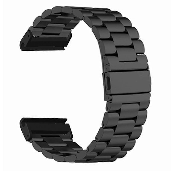 Typ B Armband i Rostfritt Stål för Coros Vertix 2/Garmin Fenix 7X/6X/5X med 26mm PC-Anslutning Style B