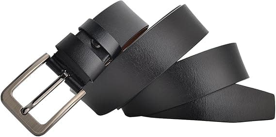 Læderbælte til mænd 110cm-130cm Regular og Plus Size Mænd, Herrer