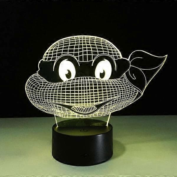 Teenage Mutant Ninja Turtles 7 Colors Changing Night Light