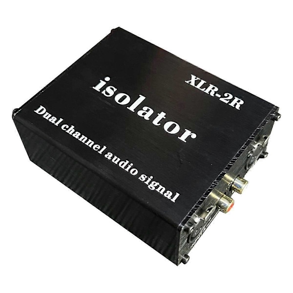 XLR-2R XLR RCA Audio Støyisolator for å Eliminere Felles Jordstrøm Lyd Anti-Interferens Tran
