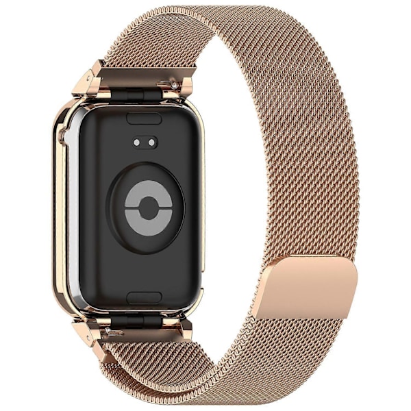 Magnetiskt armband i rostfritt stål Milanese för Xiaomi Mi Band 9 Pro med fodral Style C