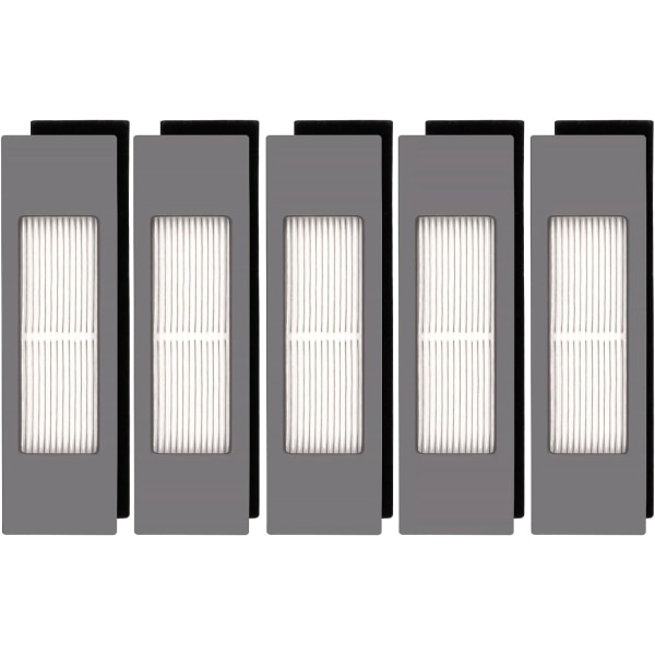 (5 st) HEPA-filter för Ecovacs DEEBOT OZMO 920 950 T8 AIVI Max T9 T5 N5 N7 N8+ N8 Pro Plus DX55 Robotdammsugare, Robotdammsugarfilter Ki