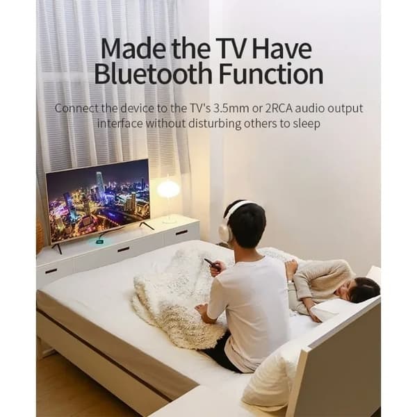 Bluetooth RCA/AUX-sovitin – NFC-anturi