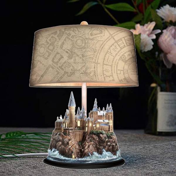Castle Resin Lampe Bordlampe Resin Lampe Hjem Soveværelse Værelse Dekoration Fødselsdag Gave