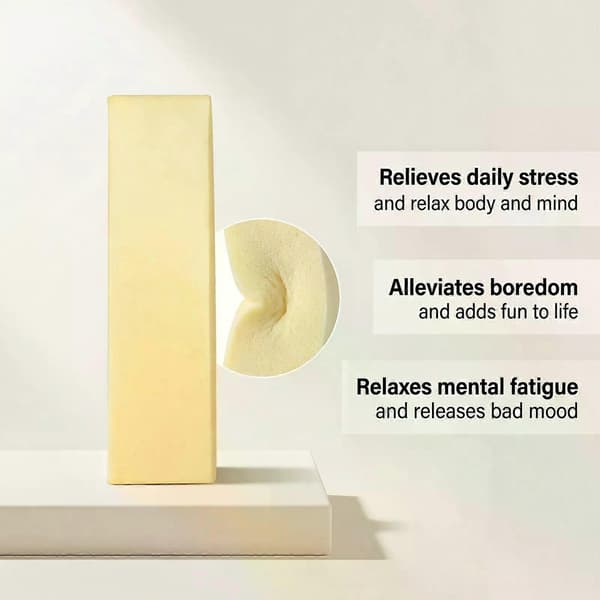 Smørbar Squishy Stresslegetøj, Langsomt-rebound Bærbart Klemme Fidget Legetøj Til Angstlindring 2pcs