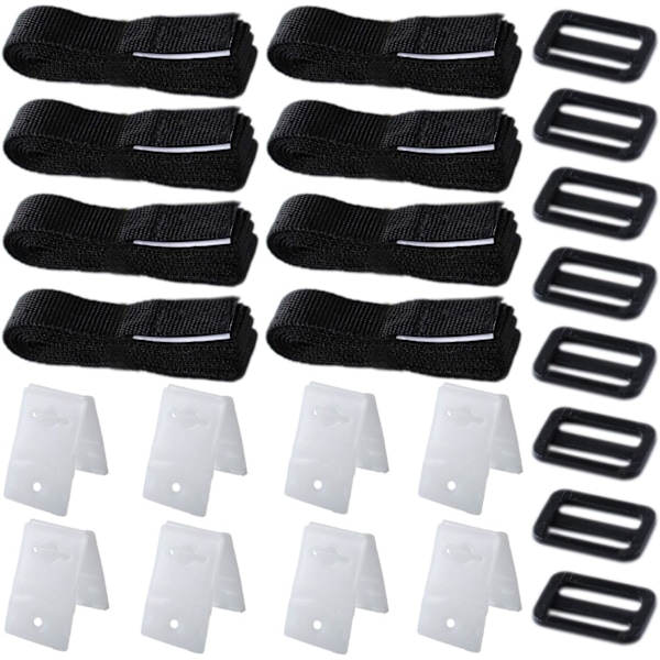 Pooltillbehör Plan Kit Solcellslimmade Remmar Nylon och Kardborrfästen Spännen