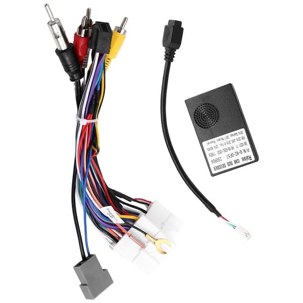 Raise Canbus Box Decoder för Nissan X-Trail /Qashqai J10/J11/Juke/NP300 Android 16 PIN Kabelhärva Strömkabel