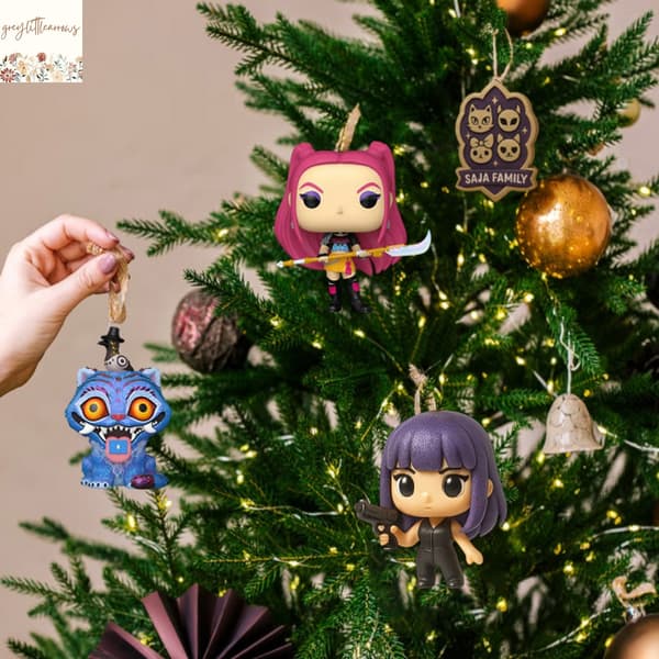 Helgrea! Kpop Devil Hunter Julekalender Juletræspynt Akrylvedhæng