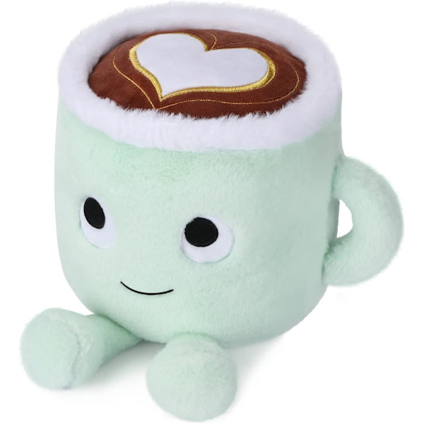Latte-pehmolelu, 30 cm täytetty kahvimukipehmolelu, pehmeä kupin muotoinen pehmokaveri, halattava tyyny - Lahja kaikenikäisille... (Latte)