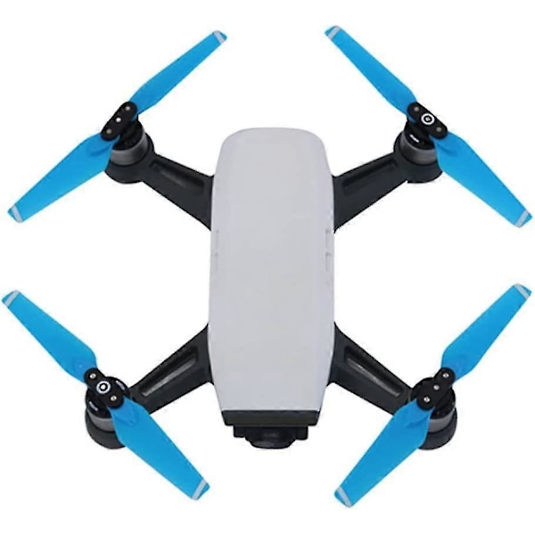 Rc Drone Propellrar Snabbavlossning Ersättningspropeller Kompatibel Med Dji Spark Uav, Drone Ersättningspropeller, Rc Drone Tillbehör (2 Par, Blå)