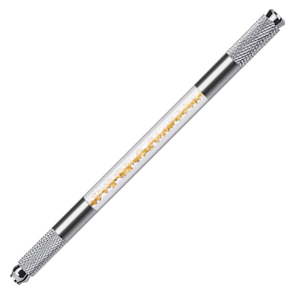 Microblading Pen Professional Eyebrow Microblading Pen for Eyeliner Eyebrows (Gold)