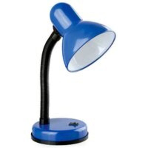 Blå flexibel skrivbordslampa 12,5 cm Blå